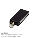 500 Mini Swivel USB Flash Drives