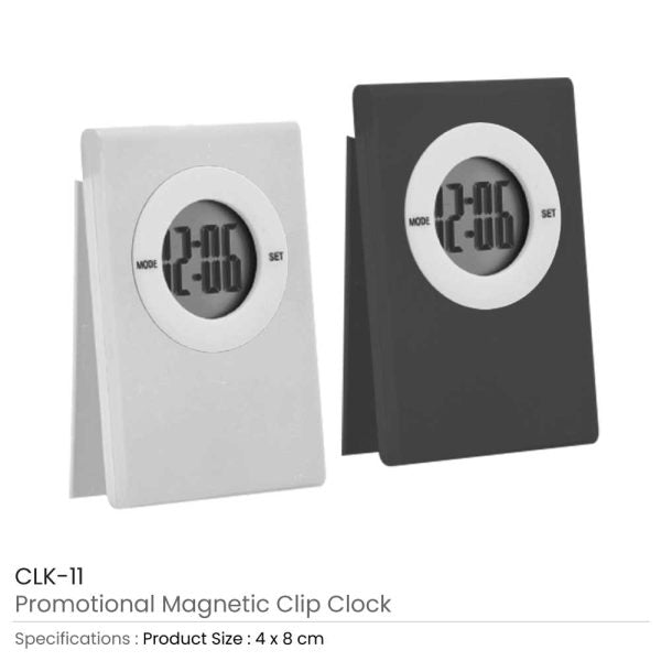 200 Table Clock with Magnetic Clip