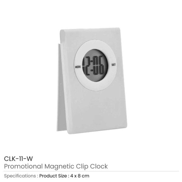 200 Table Clock with Magnetic Clip