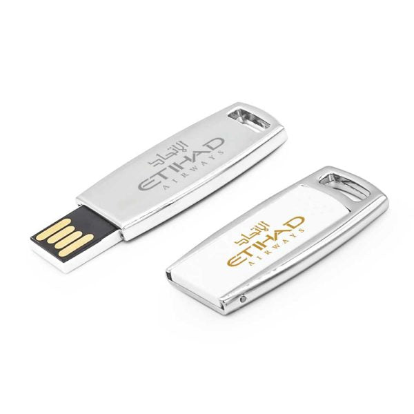50 Thin White Metal Case USB Flash - 32 GB