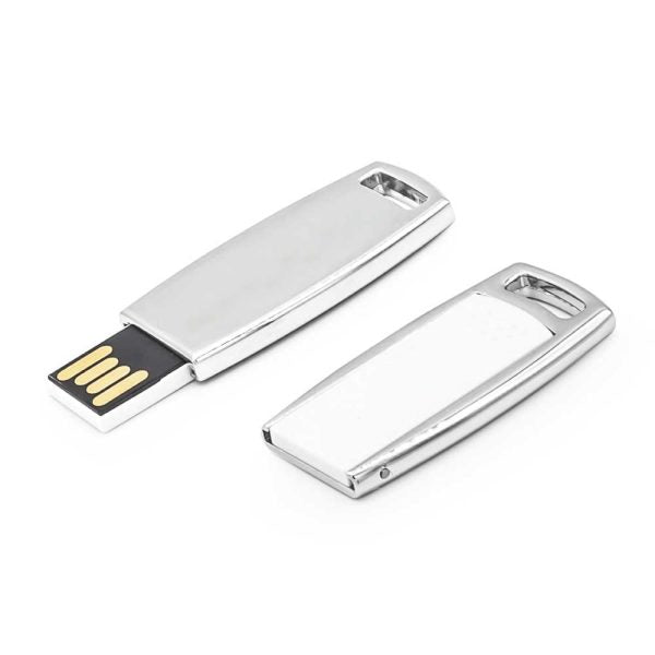 50 Thin White Metal Case USB Flash - 16 GB