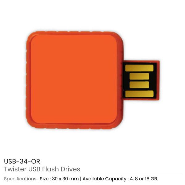 500 Twister USB Flash Drives