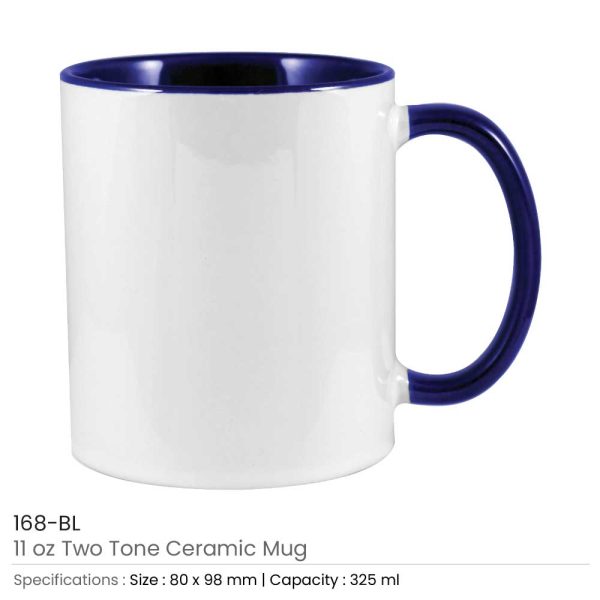 35 Two Tone Ceramic Mugs
