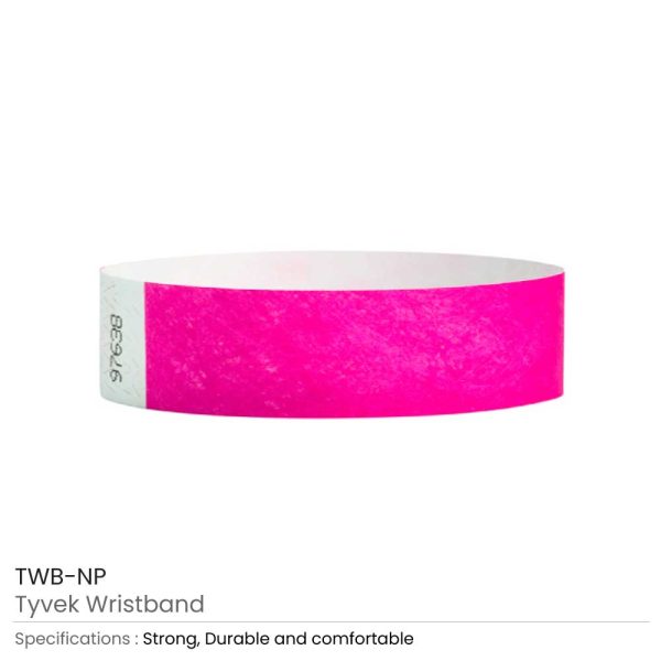 50 Tyvek Wristbands