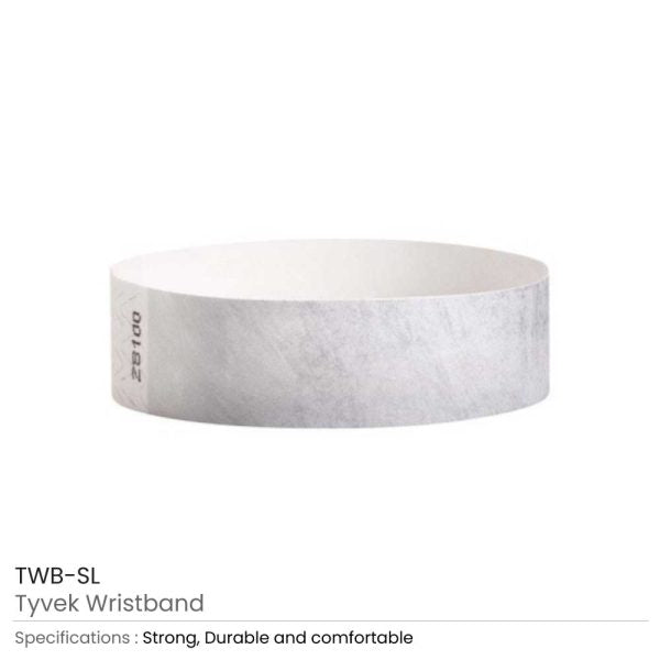 50 Tyvek Wristbands
