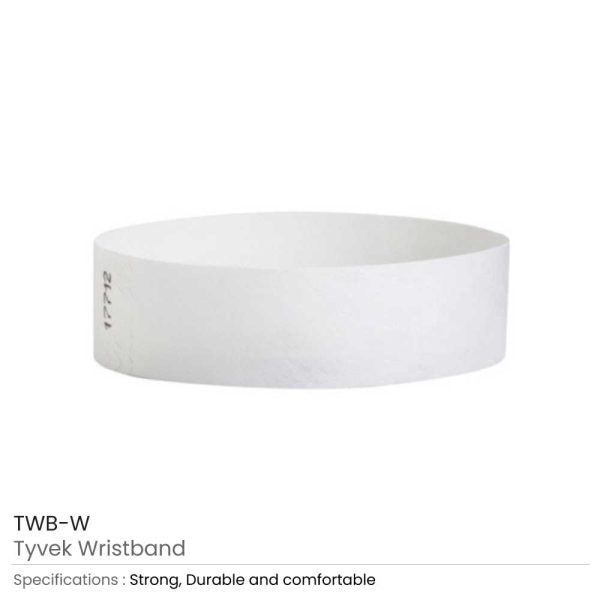 50 Tyvek Wristbands