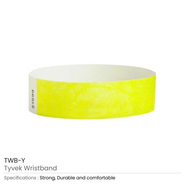 50 Tyvek Wristbands