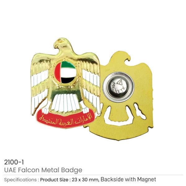 250 UAE Falcon Badges with Magnet