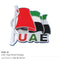 500 UAE Flag Metal Badges with Magnet