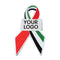 500 UAE Flag Ribbon Metal Badges