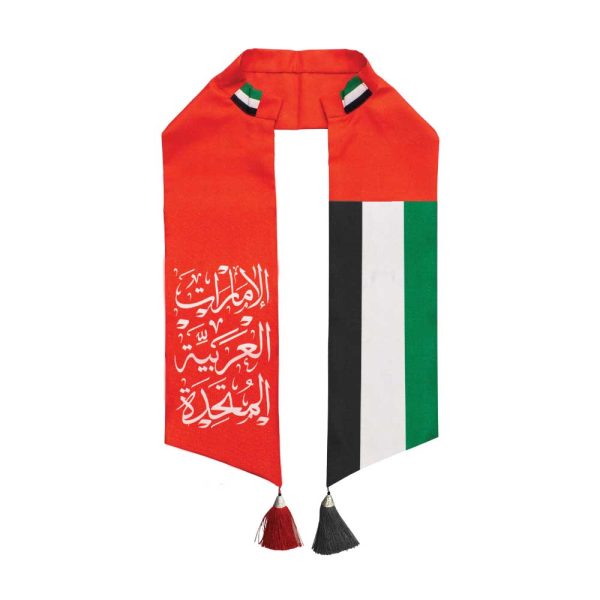 200 UAE Flag Satin Scarf