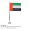 40 Flag with Metal Pole and Glass Base