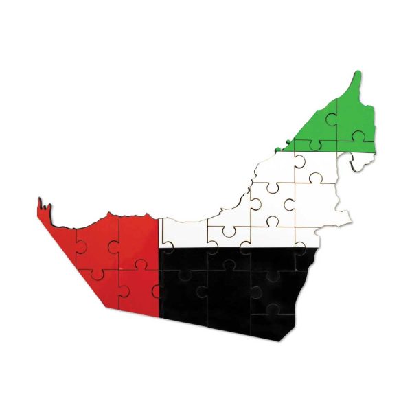 50 UAE Map Hardboard Puzzles