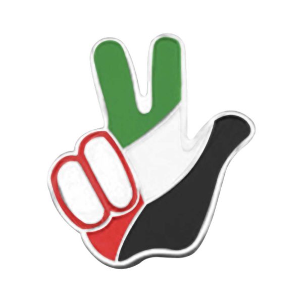 50 UAE Peace Sign Badges