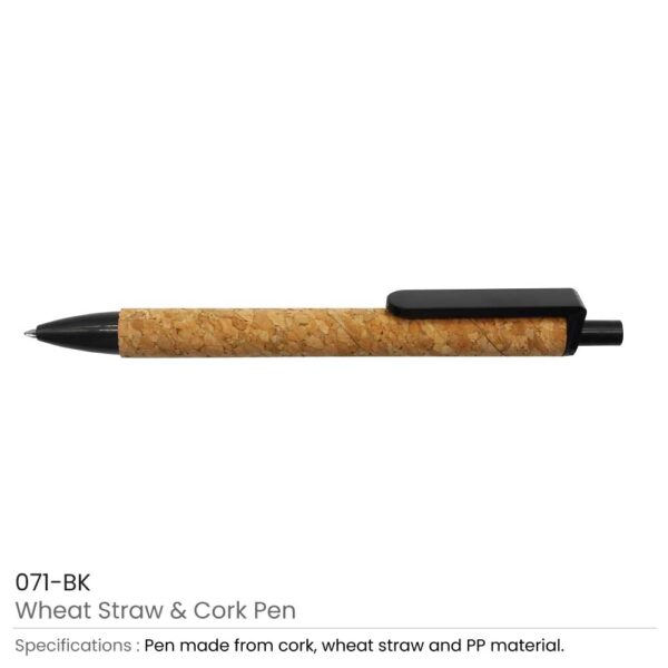 1000 Wheat Straw and Cork Pens