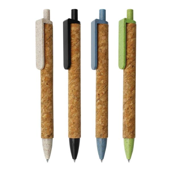 50 Wheat Straw and Cork Pens