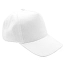 50 White Cotton Caps