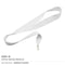 100 White Medal Ribbon