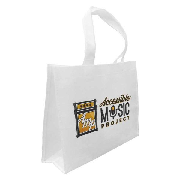 200 A4 White Non Woven Bags