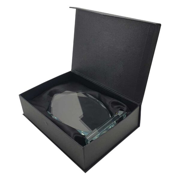 50 Wide Flame Crystal Awards with Glass Base & Box