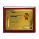 1 Wooden Plaques with Gold Spanish Plate