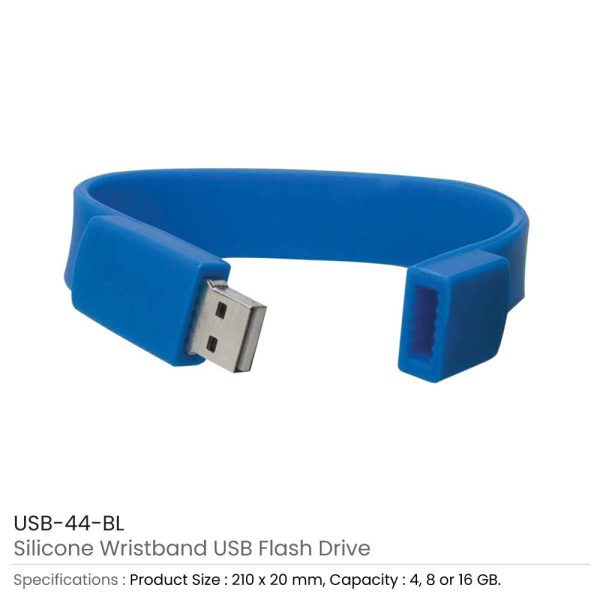 50 Wristbands USB Flash Drives 16GB