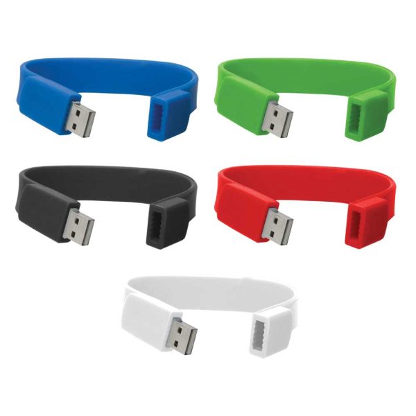 50 Wristbands USB Flash Drives 16GB