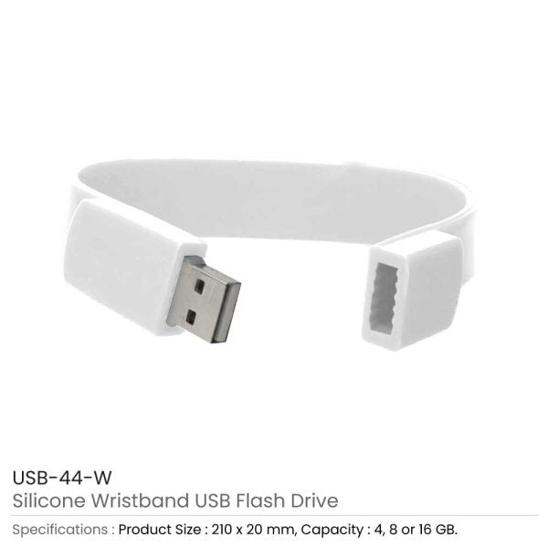 50 Wristbands USB Flash Drives 16GB