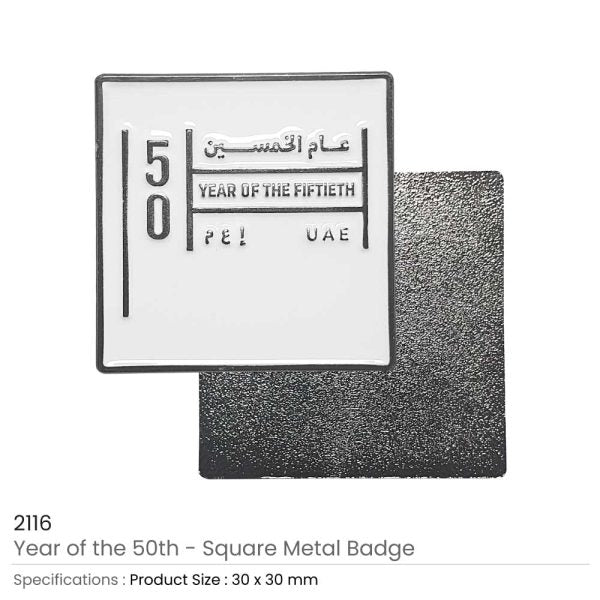 1000  Year of The 50th UAE Badges