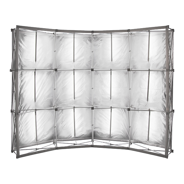 Backlit Fabric Pop up (Curved)