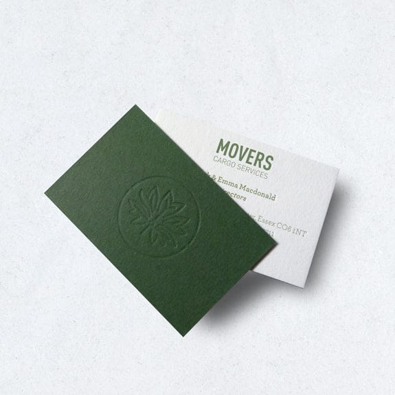 Debossed Business Card