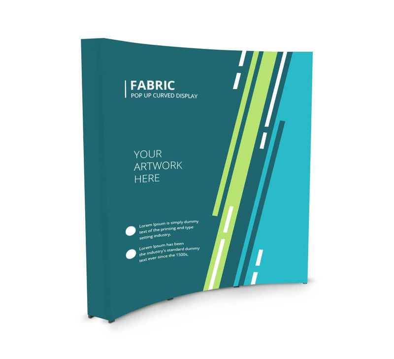Fabric Pop up (Curved)