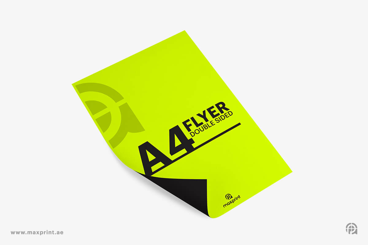 5000 Flyers A4 Real Size, 170 GSM Glossy Paper