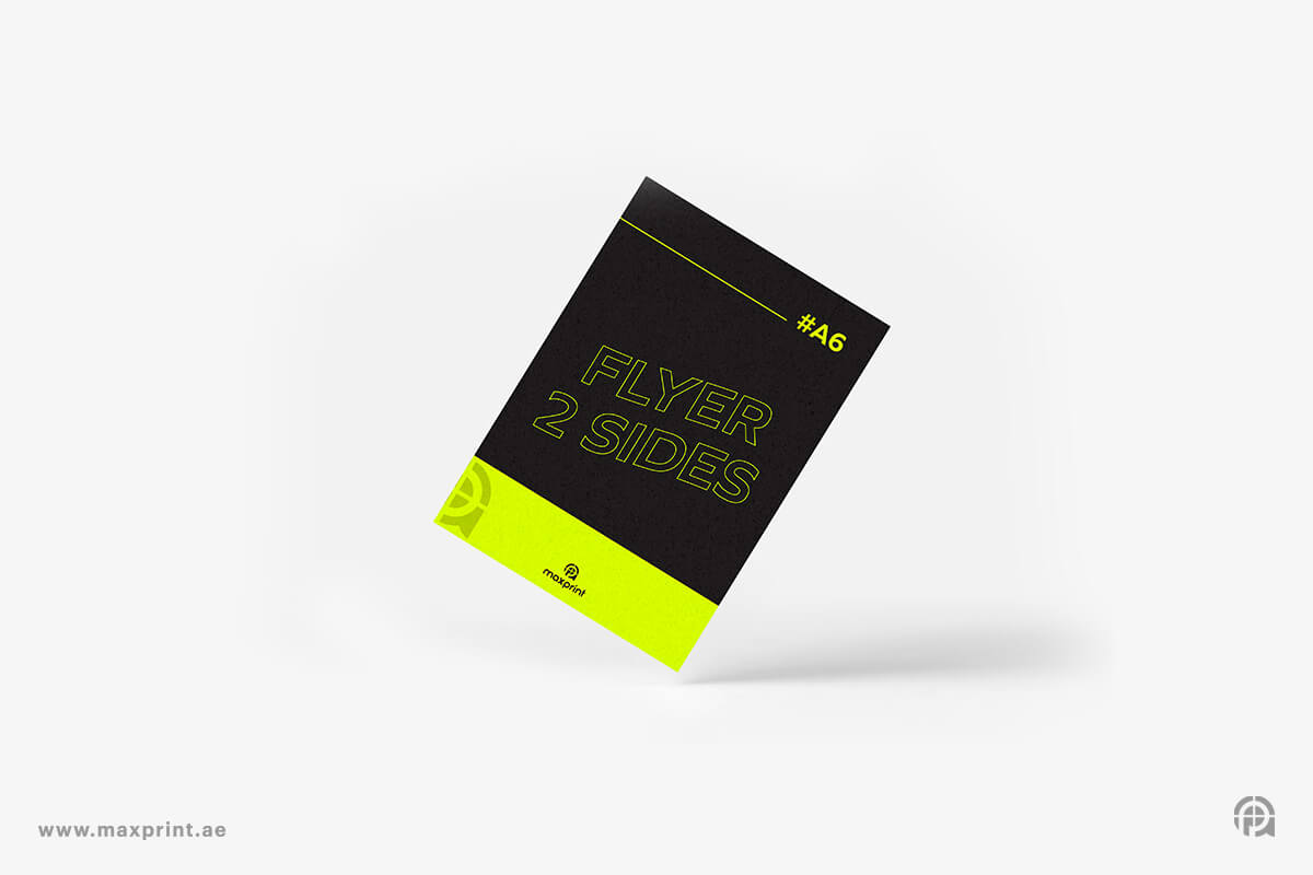 5000 Flyers A6 Real Size, 170 GSM, Glossy Paper