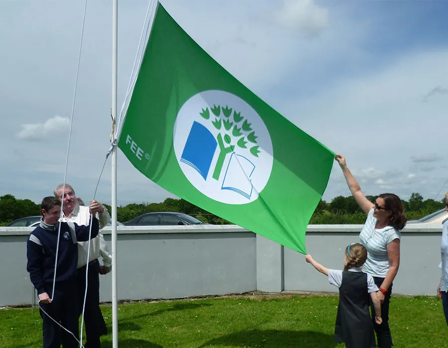 1 Flag – 102x45cm Double-Sided on Taffeta Satin