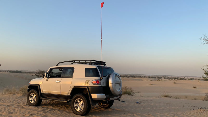 Car Desert Flag