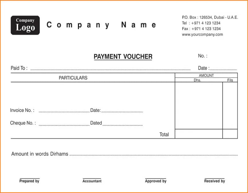 Payment Vouchers