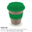 15 Bamboo Fiber Cups
