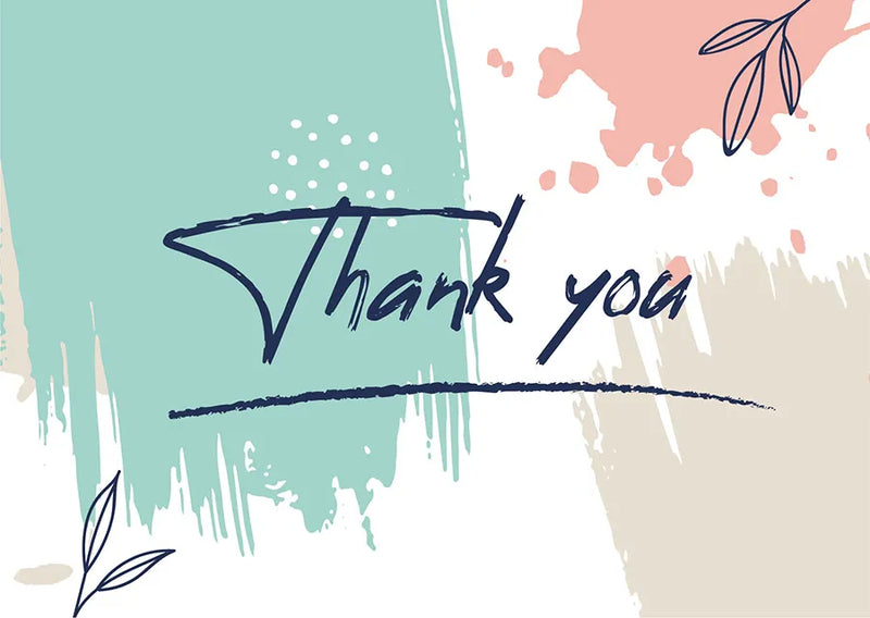 Thank You Cards with Foiling